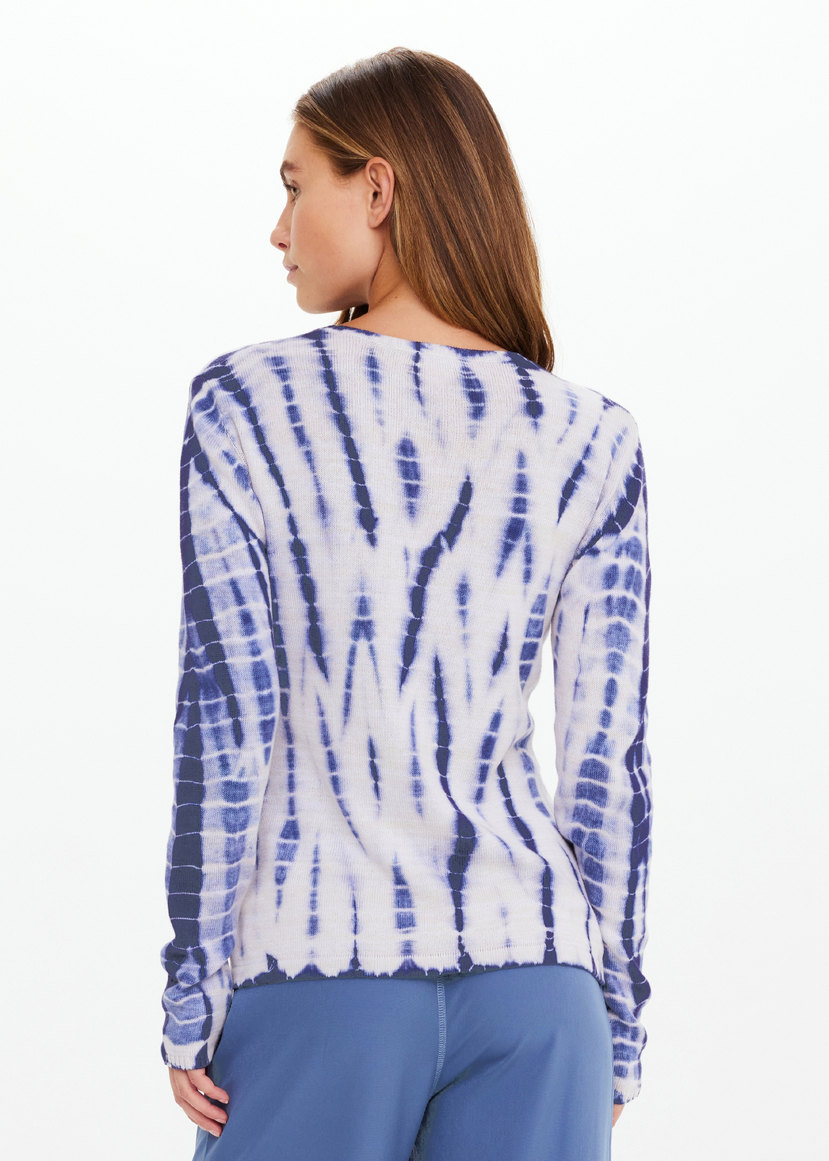 トップス irojikake 24ss TIE-DYE KNIT TOP AMANA LONG SLEEVE KNIT TOP in TIE DYE | The UPSIDE